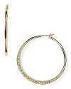 MICHAEL Michael Kors' gold-plated hoops are a versatile daytime detail. Pay attention to the finer points and wear these to add polish to sharp tailoring and sleek suiting.