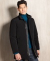 Keep yourself cozy no matter how many blocks you have to trek with this down coat from Nautica.