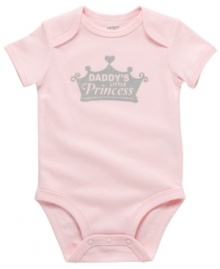 All in the family. Show everyone exactly where she stands with a sweet graphic bodysuit from Carter's. All in the family. Show everyone exactly where she stands with a sweet graphic bodysuit from Carter's.