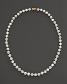 The classic freshwater pearl necklace is a must-have for the season of power pearls.