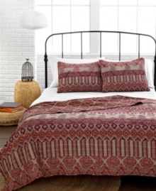 Influenced by the rich colors and patterns of its namesake, this Jaipur sham boasts traditional Indian designs for an exotic new look in your room.