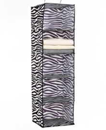 Don't get hung up on your space! This hanging accessory shelf simplifies organization & storage with easy-access cubbies that keep everything from sweaters to scarves sitting pretty. 1-year warranty. Don't get hung up on your space! This hanging accessory shelf simplifies organization & storage with easy-access cubbies that keep everything from sweaters to scarves sitting pretty. 1-year warranty.