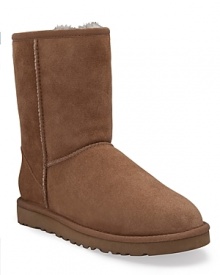 UGG® Australia classic short boots. Make this a staple to warm your feet on wintery days. Quality craftsmanship evident in reinforced heel and seams. UGG® Australia classic short boots. Make this a staple to warm your feet on wintery days. Quality craftsmanship evident in reinforced heel and seams.