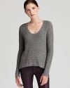 This relaxed Helmut Lang sweater in a plush blend of wool and Alpaca boasts fall-perfect style.