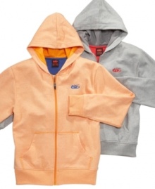 An easy way to keep warm and look cool, he'll love this full-zip hoodie from Nike. An easy way to keep warm and look cool, he'll love this full-zip hoodie from Nike.