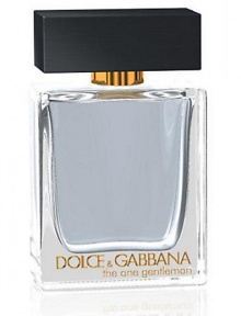 Rejuvenate and regenerate freshly shaven skin with this calming after-shave lotion scented with The One Gentleman. A sublime oriental fougere with vibrant top notes of grapefruit, apple and pepper leading to sophisticated lavender and patchouli blended with a rich cedarwood and vanilla base. This is the ultimate connoisseur's scent reflecting the refined charm of a gentleman. 3.3 oz. 