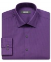 A slim-fit and gingham pattern make this slim-fit Kenneth Cole Reaction dress shirt an obvious office go-to.