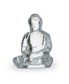 Find new beauty in the Buddha. Filled with light, this luminous crystal figurine is enrobed in fine crystal from Baccarat. Find new beauty in the Buddha. Filled with light, this luminous crystal figurine is enrobed in fine crystal from Baccarat.