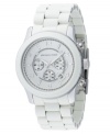 Brighten your style with this radiant watch by Michael Kors.