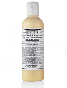 A silky, lightweight cream for hands and body that soaks in easily to leave skin soft and smooth. With Aloe Vera and Oatmeal. 8.4 oz. A silky, lightweight cream for hands and body that soaks in easily to leave skin soft and smooth. With Aloe Vera and Oatmeal. 8.4 oz.