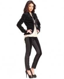 With paneled tuxedo styling, these RACHEL Rachel Roy leggings are a must-have for a fashion-forward fall look! With paneled tuxedo styling, these RACHEL Rachel Roy leggings are a must-have for a fashion-forward fall look!