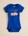 Think big! Sara Kety's adorable bodysuit proclaims your baby's aspirations in style.