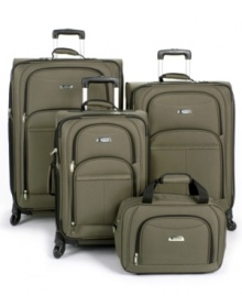 Easy travel comes to life. Truly lightweight designs, spinner mobility and fully-lined, fully-stocked interiors change the way you pack & roll. Raising the bar of travel to all new heights, this smart collection is always one step ahead of your itinerary. 10-year warranty. Easy travel comes to life. Truly lightweight designs, spinner mobility and fully-lined, fully-stocked interiors change the way you pack & roll. Raising the bar of travel to all new heights, this smart collection is always one step ahead of your itinerary. 10-year warranty.