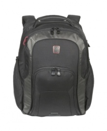 A real frequent flyer! Breeze through airport checkpoints with convenience and ease, carrying this pack on your back or by hand and never removing your laptop or disturbing the way you've packed. Built TSA-friendly, this laptop briefcase houses multiple media pockets, a removable accessory pouch and endless organizational features, getting you from point A to business in no time. Tumi quality assurance. A real frequent flyer! Breeze through airport checkpoints with convenience and ease, carrying this pack on your back or by hand and never removing your laptop or disturbing the way you've packed. Built TSA-friendly, this laptop briefcase houses multiple media pockets, a removable accessory pouch and endless organizational features, getting you from point A to business in no time. Tumi quality assurance.