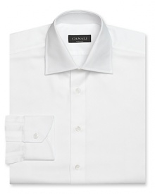 Canali Solid Dress Shirt - Contemporary Fit Canali Solid Dress Shirt - Contemporary Fit