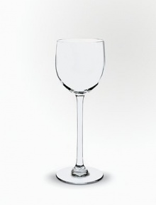 A stunning glass handmade in France with subtle, barely noticeable fluting on the interior of a outwardly smooth bowl, casting intriguing shadows on the table. From the Montaigne Optic Tall Collection 10.25 oz. 8 high Hand wash Made in France A stunning glass handmade in France with subtle, barely noticeable fluting on the interior of a outwardly smooth bowl, casting intriguing shadows on the table. From the Montaigne Optic Tall Collection 10.25 oz. 8 high Hand wash Made in France
