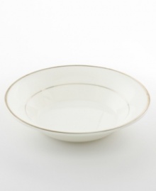 Pure refinement simply stated, the Mikasa Cameo Platinum dinnerware and dishes collection is shear elegance in classic form. Dazzling white china is delicately embellished with platinum band detailing. The understated style of this fruit bowl works as well with other patterns as it does with the coordinating collection. Pure refinement simply stated, the Mikasa Cameo Platinum dinnerware and dishes collection is shear elegance in classic form. Dazzling white china is delicately embellished with platinum band detailing. The understated style of this fruit bowl works as well with other patterns as it does with the coordinating collection.