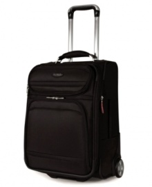 Tailored to the traveler's needs, this Samsonite suitcase is designed with a slender, streamlined shape that doesn't compromise capacity. Lightweight even when loaded, it's full of features to encourage a stress-free getaway, including interior mesh pockets, a removable 3-1-1 toiletry bag and a wet-pack laundry pouch. 10-year limited warranty. Qualifies for Rebate Tailored to the traveler's needs, this Samsonite suitcase is designed with a slender, streamlined shape that doesn't compromise capacity. Lightweight even when loaded, it's full of features to encourage a stress-free getaway, including interior mesh pockets, a removable 3-1-1 toiletry bag and a wet-pack laundry pouch. 10-year limited warranty. Qualifies for Rebate