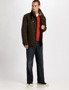Slightly military, slightly country gentleman