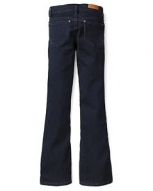 Dark wash flare jeans from Aqua are a wardrobe essential, loving chunky sweaters or delicate blouses alike. Dark wash flare jeans from Aqua are a wardrobe essential, loving chunky sweaters or delicate blouses alike.