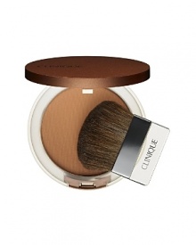 Lightweight powder bronzer creates a natural-looking, sunny glow. Blends, builds easily to your desired level of bronze. Long-wearing. Oil-free. Lightweight powder bronzer creates a natural-looking, sunny glow. Blends, builds easily to your desired level of bronze. Long-wearing. Oil-free.