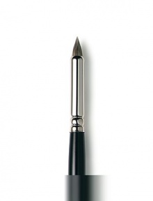 A synthetic brush that is precisely cut and designed to create the perfect smoky eye. Can be used wet or dry and the unique shape allows for mistake-proof application and complete control. Use the tip of the brush for a classic thin line or apply pressure to smudge along the lash line. Use the side of the brush to build color and smoke out the eye. 