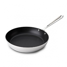 Ideal for foods that need flipping, this superlative nonstick French skillet allows you to deftly scrambling eggs and bacon or prepare a quick chicken sauté. Nonstick pans are safe in the oven to 500F degrees but should not be placed under a broiler. Ideal for foods that need flipping, this superlative nonstick French skillet allows you to deftly scrambling eggs and bacon or prepare a quick chicken sauté. Nonstick pans are safe in the oven to 500F degrees but should not be placed under a broiler.