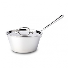 The narrow bottom and flared sides of the Windsor Pan facilitate evaporation, making it the ideal selection for reducing sauces. The wide mouth also allows for precise pouring. The narrow bottom and flared sides of the Windsor Pan facilitate evaporation, making it the ideal selection for reducing sauces. The wide mouth also allows for precise pouring.