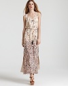 Akiko Dress - Cheetah Maxi Dress