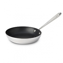 Ideal for foods that need flipping, this superlative nonstick French skillet allows you to deftly scrambling eggs and bacon or prepare a quick chicken sauté. Nonstick pans are safe in the oven to 500F degrees but should not be placed under a broiler. Ideal for foods that need flipping, this superlative nonstick French skillet allows you to deftly scrambling eggs and bacon or prepare a quick chicken sauté. Nonstick pans are safe in the oven to 500F degrees but should not be placed under a broiler.