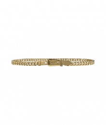 Finish your look on a contemporary note with Emilio Puccis gold-toned chain belt, styled with an exquisitely delicate structured metal buckle for that luxe Italian feel - Flexible chain-link - Pair with bright print dresses and a bust of colorful accessories Finish your look on a contemporary note with Emilio Puccis gold-toned chain belt, styled with an exquisitely delicate structured metal buckle for that luxe Italian feel - Flexible chain-link - Pair with bright print dresses and a bust of colorful accessories