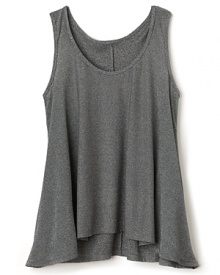 Add a versatile layer of shimmer to her look with this Aqua tank--perfect over long sleeve tees or under a flowy open cardigan. Add a versatile layer of shimmer to her look with this Aqua tank--perfect over long sleeve tees or under a flowy open cardigan.