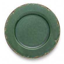 A distressed finish lends old-world charm to this richly hued Scavo charger, a welcome addition to any room or table in your home. A distressed finish lends old-world charm to this richly hued Scavo charger, a welcome addition to any room or table in your home.