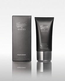 A new signature for the modern Gucci man, Gucci by Gucci Pour Homme combines classic masculine appeal with cool, contemporary elegance. Gucci by Gucci Pour Homme, encompassing the brands heritage and luxuriousness, is the first male fragrance entirely designed by Creative Director Frida Giannini as a new signature for the iconic Gucci man. With the sleek design of the flacon, the decorative horsebit that recalls the brands rich heritage and its warm and intense fragrance, Gucci by Gucci Pour Homme speaks to iconic, powerful, sensual men that represent todays Gucci man.A modernized woody chypre, Frida Gianninis inaugural male fragrance culminates both vision and tradition. The top and the heart of the fragrance bring a smooth, crisp freshness with the essence of cypress and calone. Violet and bergamot create a masculine floralcy for a natural and timeless appeal. A unique heart distinguishes the scent, and intensifies its character with warm incense and a leathery accord, with tobacco notes bestowing a touch of sweetness. Amber provides warmth, longevity and depth; with black pepper contributing a striking, sparkling effect. The base is complete with woody notes of patchouli, cedarwood and amyris for undeniable elegance. A new signature for the modern Gucci man, Gucci by Gucci Pour Homme combines classic masculine appeal with cool, contemporary elegance. Gucci by Gucci Pour Homme, encompassing the brands heritage and luxuriousness, is the first male fragrance entirely designed by Creative Director Frida Giannini as a new signature for the iconic Gucci man. With the sleek design of the flacon, the decorative horsebit that recalls the brands rich heritage and its warm and intense fragrance, Gucci by Gucci Pour Homme speaks to iconic, powerful, sensual men that represent todays Gucci man.A modernized woody chypre, Frida Gianninis inaugural male fragrance culminates both vision and tradition. The top and the heart of the fragrance bring a smooth, crisp freshness with the essence of cypress and calone. Violet and bergamot create a masculine floralcy for a natural and timeless appeal. A unique heart distinguishes the scent, and intensifies its character with warm incense and a leathery accord, with tobacco notes bestowing a touch of sweetness. Amber provides warmth, longevity and depth; with black pepper contributing a striking, sparkling effect. The base is complete with woody notes of patchouli, cedarwood and amyris for undeniable elegance.