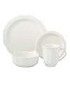 Honor 200 years of Pfaltzgraff ceramics with the traditional Heritage dinnerware set. Durable stoneware in oversized, geometric shapes has a pure white glaze and easy, timeless elegance.