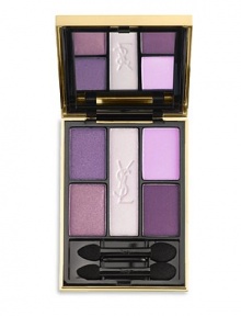 A new interpretation of the Yves Saint Laurent palette in a monochrome version. The special texture can be modelled to suit the desired look. Four matte, satiny or iridescent shades plus a highlighter coordinate around a single theme. These radiant harmonies are skillfully designed for a graduated approach to make-up. The shades can be applied alone or mixed together freely for a subtle tone-on-tone look. A new interpretation of the Yves Saint Laurent palette in a monochrome version. The special texture can be modelled to suit the desired look. Four matte, satiny or iridescent shades plus a highlighter coordinate around a single theme. These radiant harmonies are skillfully designed for a graduated approach to make-up. The shades can be applied alone or mixed together freely for a subtle tone-on-tone look.