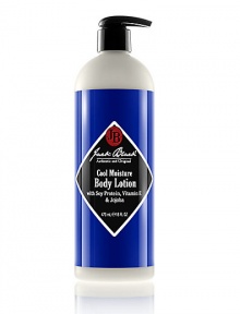 A quick-penetrating, lightweight lotion that provides soothing, nourishing hydration for body skin. Soy Protein helps restore smoothness and slow moisture loss while increasing the ability of skin to bind moisture. Jojoba oil smoothes and softens body skin while it moisturizes and protects with a lubricating, protective cushion. Special cooling ingredients help calm and refresh overheated skin, making it perfect for application after shower, sports or workout.