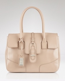 Badgley Mischka channel classic chic with this leather satchel. In a structured shape and premium Saffiano leather, this bag is built for luxe and lasting style. Badgley Mischka channel classic chic with this leather satchel. In a structured shape and premium Saffiano leather, this bag is built for luxe and lasting style.