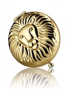 July 23 - August 23. Full of pride, passion and generosity, you're a natural born leader and extremely loyal to your loved ones. Enjoy this golden lion, decorated with a brilliant birthstone clasp made of light green crystal. Filled and refillable with Lucidity Translucent Pressed Powder (small size refill). Beautifully boxed, with a velvety pouch. July 23 - August 23. Full of pride, passion and generosity, you're a natural born leader and extremely loyal to your loved ones. Enjoy this golden lion, decorated with a brilliant birthstone clasp made of light green crystal. Filled and refillable with Lucidity Translucent Pressed Powder (small size refill). Beautifully boxed, with a velvety pouch.