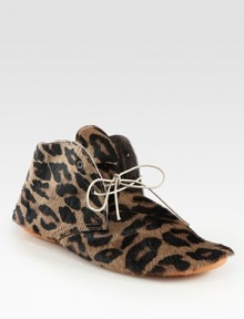 Originally crafted for Italian street artists during performances, this luxe calf hair silhouette is impeccably soft. Leopard-print calf hair upperSuede liningRubber solePadded insoleMade in Italy