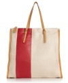 The perfect take-anywhere tote. This understated design from KDNY by Kelsi Dagger adds a pop of color to a simple silhouette for a style that will last for seasons to come.