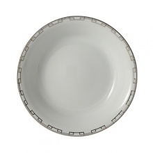 Inspired by the geometric designs of the Art Deco movement, Bernardaud's Baltic collection evokes the classic glamour and elegance of the 1930s. Crafted of exquisite porcelain and accented in platinum, it lends an air of sophistication to fine dining occasions. Inspired by the geometric designs of the Art Deco movement, Bernardaud's Baltic collection evokes the classic glamour and elegance of the 1930s. Crafted of exquisite porcelain and accented in platinum, it lends an air of sophistication to fine dining occasions.