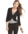 Sharp and chic, XOXO's cropped blazer gives any outfit a sophisticated touch. A great value, too!