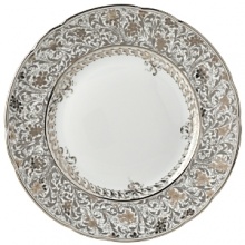 Hailing from the legendary region of Limoges, France, Bernardaud has been crafting fine porcelain creations of exquisite beauty for over 100 years. With no attention to detail spared, this 19th century-inspired design features opulent platinum accents that evoke the formal occasions of yesteryear. Hailing from the legendary region of Limoges, France, Bernardaud has been crafting fine porcelain creations of exquisite beauty for over 100 years. With no attention to detail spared, this 19th century-inspired design features opulent platinum accents that evoke the formal occasions of yesteryear.