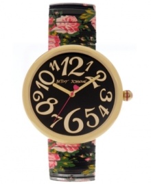 A rose by any other name: This sweet watch from Betsey Johnson is covered with a darling floral print.