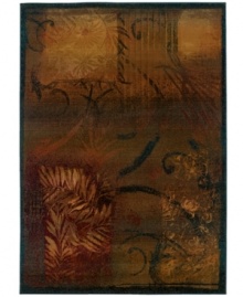 Deep, earthy tones fade into one another, revealing subtle floral accents that carry a mysterious allure. Boasting a cool, contemporary look for any space, this Sphinx area rug is made from soft polypropylene for superb durability. Deep, earthy tones fade into one another, revealing subtle floral accents that carry a mysterious allure. Boasting a cool, contemporary look for any space, this Sphinx area rug is made from soft polypropylene for superb durability.