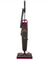 Keep it clean! This powerful wet and dry vac has serious staying power, sucking up pet hair from hard floors, removing 20% more dirt and debris and leaving your home spotless without the use of any chemicals. The versatile swivel head gets in the trickiest corners of your space, and at the pull of a trigger a powerful burst of steam adds the finishing touch. 2-year warranty. Model 46B43.