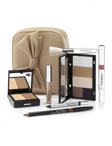 Trish's Effortless Beauty Collection features essentials for Even Skin paired with a sophisticated, feature-defining eye, face and lip collection for an effortlessly beautiful look. Witness the power of makeup as you even out your complexion with Trish's customizable foundation duo and iconic eye-brightening shadow primer. Then enhance and define your features with eye colors ranging from the softest shell to the deepest amethyst - a mistake-proof palette for the face and lips. Trish's Effortless Beauty Collection features essentials for Even Skin paired with a sophisticated, feature-defining eye, face and lip collection for an effortlessly beautiful look. Witness the power of makeup as you even out your complexion with Trish's customizable foundation duo and iconic eye-brightening shadow primer. Then enhance and define your features with eye colors ranging from the softest shell to the deepest amethyst - a mistake-proof palette for the face and lips.