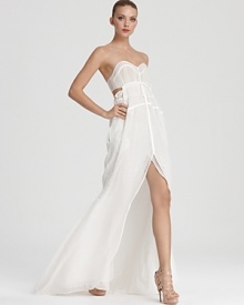 Vera Wang Gown - Strapless with High/Low Hem