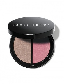 Blushed and bronzed-- it's the best of both worlds all in a sleek mirrored compact. Inspired by the look of skin bathed in afternoon light, this double-duty set creates a warm tawny glow. On one side, our ultra-soft Illuminating Bronzing Powder in Bahama Brown packs a blend of sheer powder and micro pearls for a seamlessly glowing finish all over the face. The other side boasts our silky-smooth Shimmer Blush in Pink Peony, the perfect way to add a pop of color to the apples of cheeks. Blushed and bronzed-- it's the best of both worlds all in a sleek mirrored compact. Inspired by the look of skin bathed in afternoon light, this double-duty set creates a warm tawny glow. On one side, our ultra-soft Illuminating Bronzing Powder in Bahama Brown packs a blend of sheer powder and micro pearls for a seamlessly glowing finish all over the face. The other side boasts our silky-smooth Shimmer Blush in Pink Peony, the perfect way to add a pop of color to the apples of cheeks.